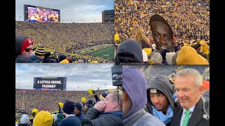 Michigan vs Ohio State 2023 - fan experience (Mr. Brightside, field storming, etc.)