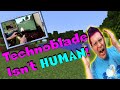 "Beating minecraft hardcore mode with a steering wheel" - Technoblade [Reaction] | He's NOT Human!