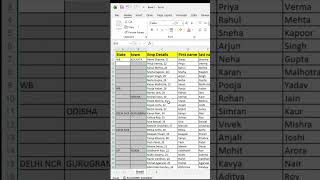 1 Click Me Sare Blank Cells Fill 😱Office Work Fast Karne Ki Secret Excel Trick #excel  #exceltips#ai