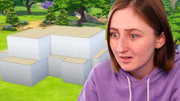 Can I turn this box into a real build in The Sims 4? (Shell Challenge)