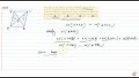 If the diagonals `A C ,B D` of a quadrilateral `A B C D ,` intersect at `O ,` and seqarate the ...