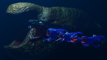 Legendary sea monsters size comperison | sea monsters animation
