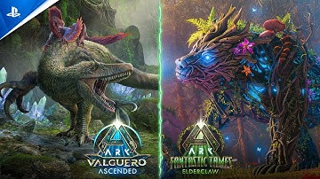 Valguero Ascended & Fantastic Tames - Elderclaw Trailer | PS5 Games