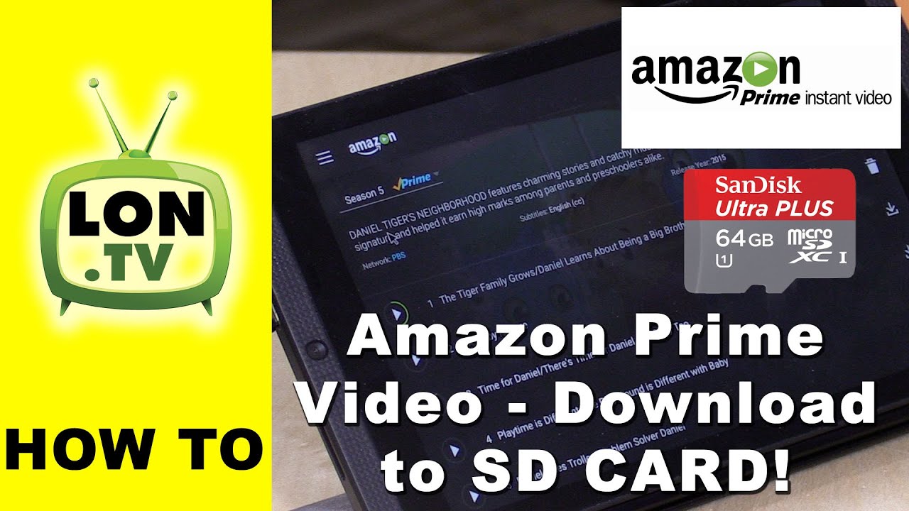 How to download an  Prime video and play it offline to my