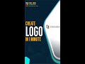 How to Create Logo in one Minute!