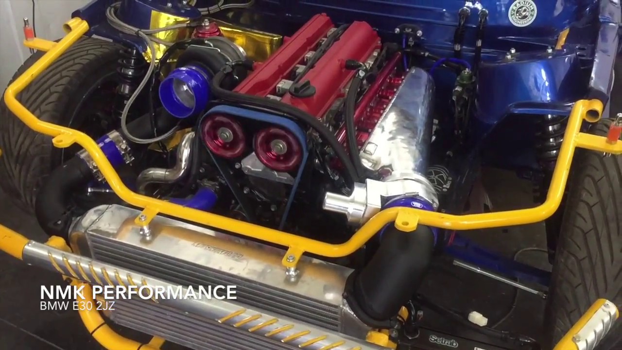 BMW E30 Skeleton 2JZ SWAP - YouTube.