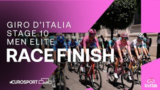 UNFORGETTABLE WIN! 🥹 | Giro D'Italia Stage 10 Race Finish | Eurosport Cycling