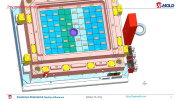 Big tray injection mold making from upmold.com