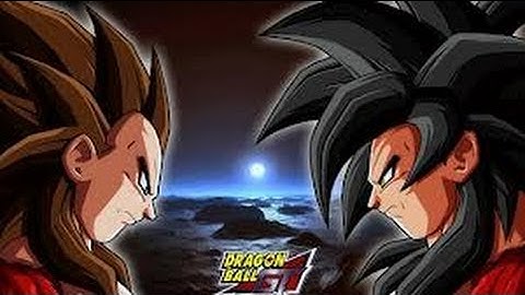 DBZ Budokai Tenkaichi 3 SSJ4 Vegeta vs Red Potara SSJ4 Goku GT (Dazzle Testing)