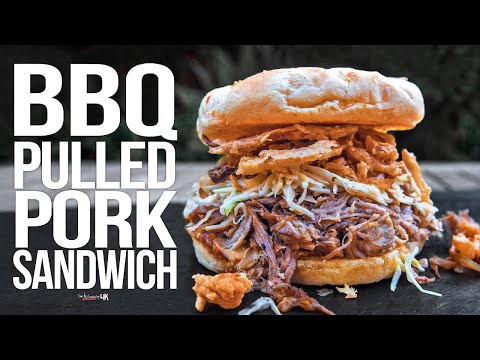 The Best (Slow Cooker) BBQ Pulled Pork Sandwich | SAM THE COOKING GUY 4K