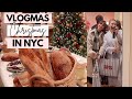 VLOGMAS DAY 5: CHRISTMAS IN NEW YORK! Work from home day &amp; Sezane Holiday party!