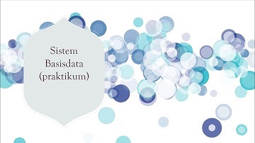 Recording - Pertemuan 1 -  Praktikum Sistem Basis Data - Review database