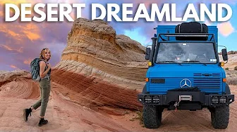 Life On The Road In A 38 Year Old Ex Military Unimog Truck Camper: Overlanding White Pocket