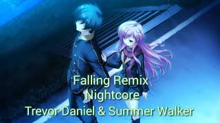 Download Lagu Nightcore - Falling Remix (Trevor Daniel \u0026 Summer Walker) MP3