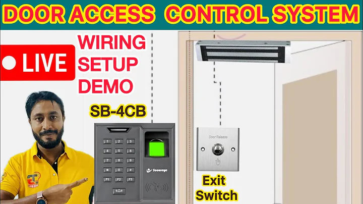 Door access control system |How to install Access control system |Secureye B4CB installation /Wiring