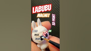 Labubu Magnet 3d Print #labubu #art #painting #3d #3dprinting #labubuviral  #a1mini #viral #ams