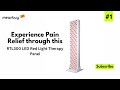 Unlock pain relief with rtl300 led panel  meanbuycom