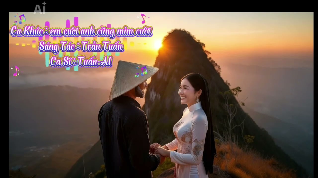 em cười anh cũng mỉm cười