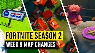 Fortnite | All Season 2 Map Updates and Hidden Secrets! WEEK 9 (chapter 2)