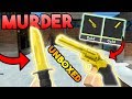 UNBOXING GOLD WEAPONS ON ARSENAL MURDER!? (ROBLOX)