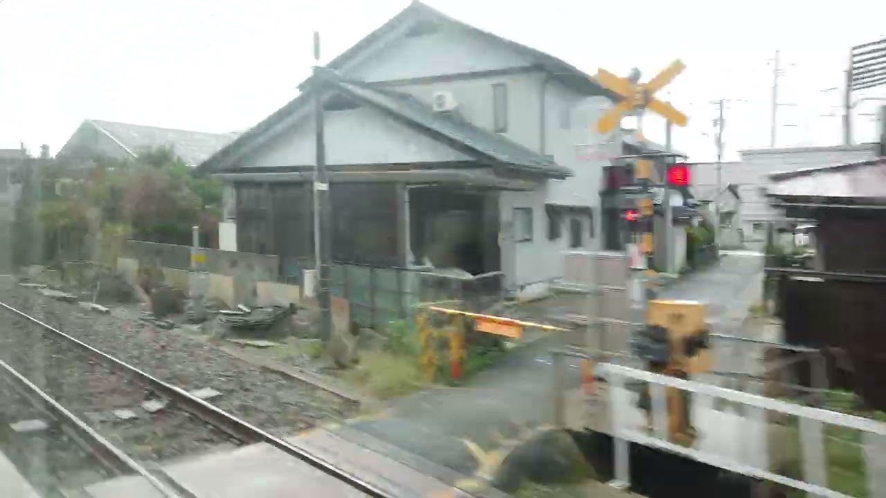 ハピライン武生駅から王子保駅までの車窓、建設中の「しきぶ駅」も