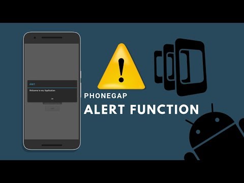 Creating Alert Function In Phonegap Application...