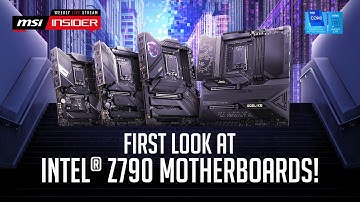 First look at Intel Z790 motherboards!
