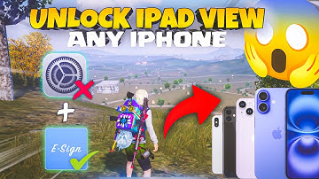 How to Get iPad View on iPhone in PUBG Mobile | #bgmi ✅🔥