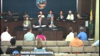 Gadsden Alabama City Council Meeting - 6/25/13
