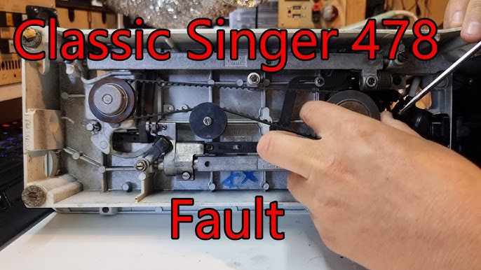 How to Change the Internal Motor Belt on a Vintage Singer Sewing Machine 