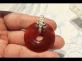 How to wire wrap a round donut pendant