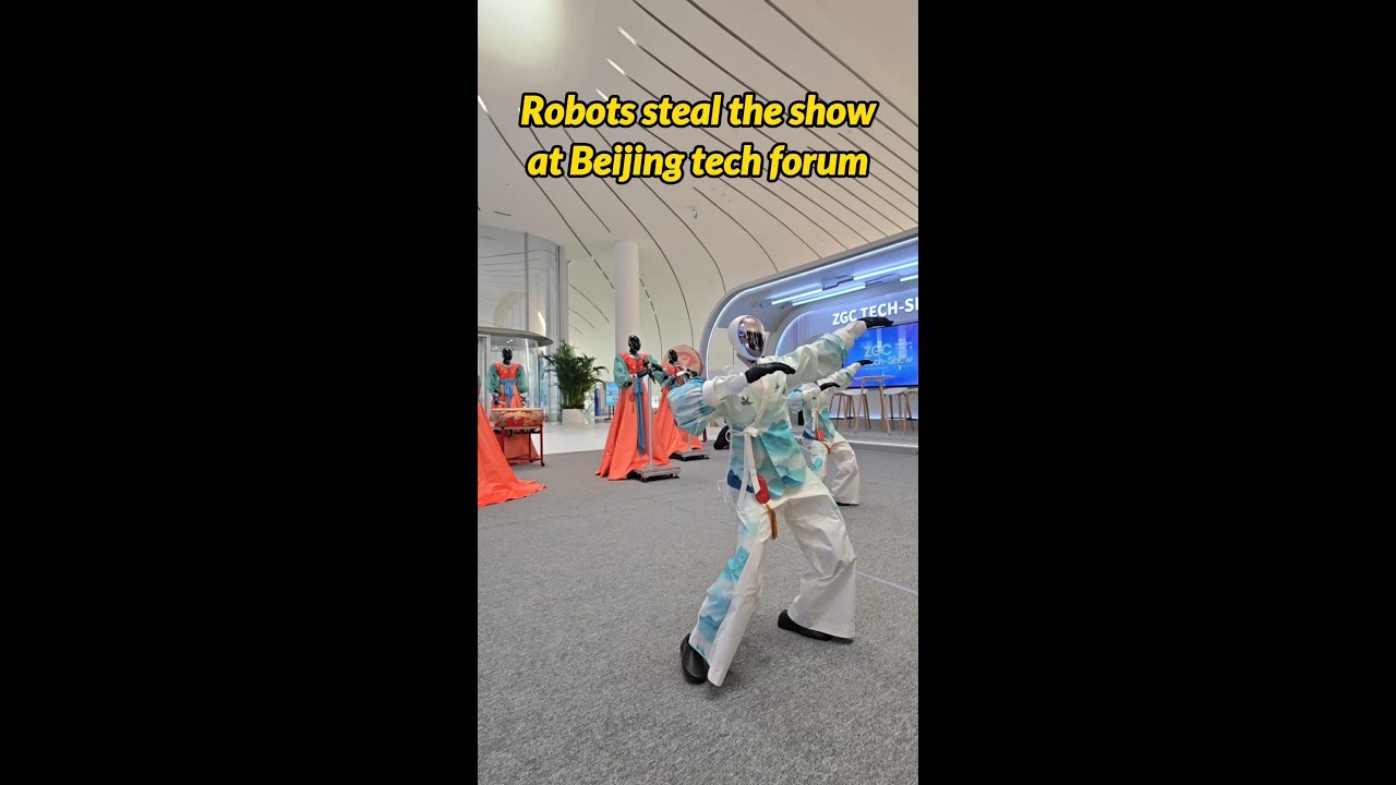 Robots steal the show at Beijing tech forum
