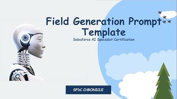 Field Generation Prompt Template - Merge Field - Salesforce AI Specialist Certification