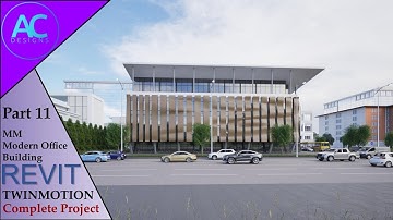 MM Modern Office Building | Part 11 | Complete Step By Step Project | Revit and Twinmotion Tutorial