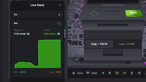 Bc Game HashDice Payout series script | Live 848$ Profit and 7179$ wagered