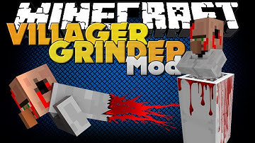 Minecraft Mod - VILLAGER GRINDER MOD - NEW ITEMS AND DEATH