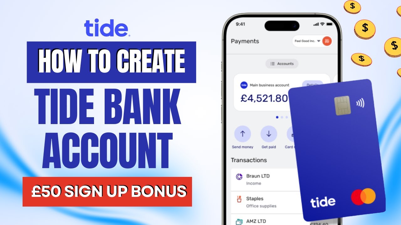 How to Create Tide Business Account (2026) - Get £50 Sign-Up Bonus!
