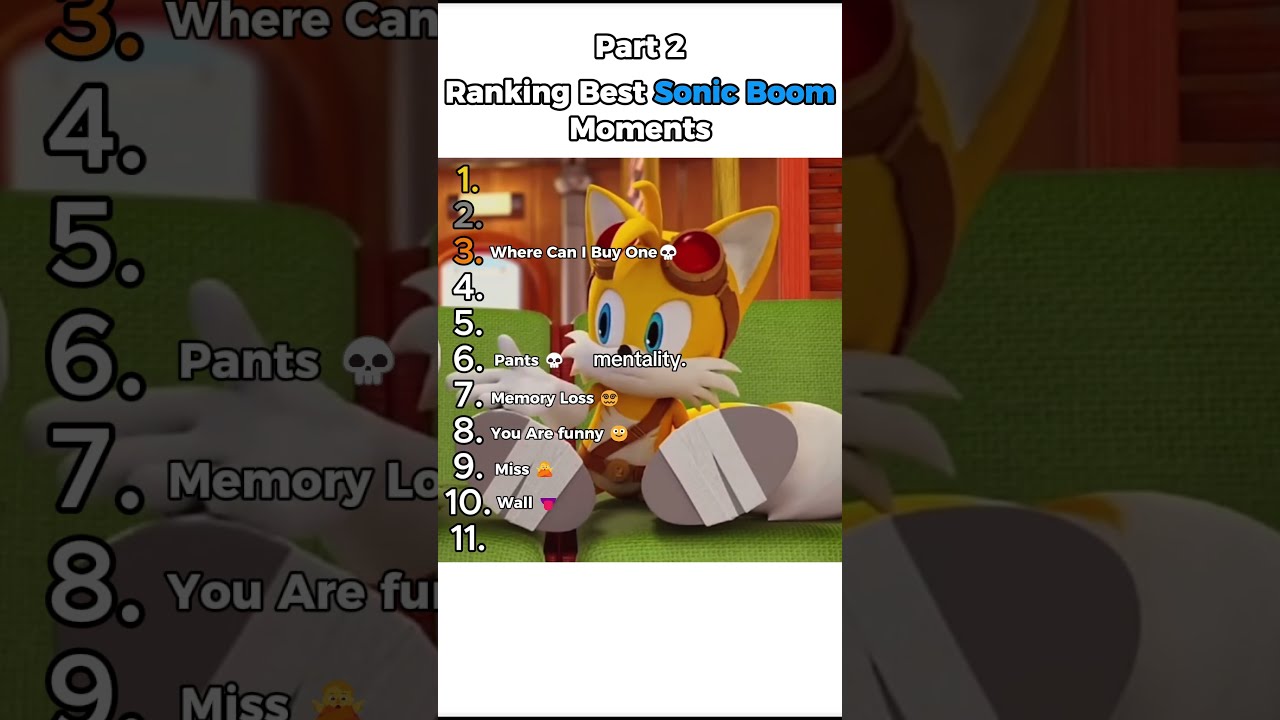 Tales Mentality Ranking Sonicboom Moments Shorts