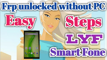 LYF smart phone HA LS-5013 Frp unlocked without PC//Google account verification bypass without PC