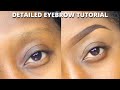 EASY VERY DETAILED EYEBROW TUTORIAL 2022