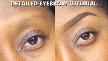 EASY VERY DETAILED EYEBROW TUTORIAL 2022