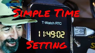 TTGO T-Watch 2020 RTC Real Time Clock Example Sketch