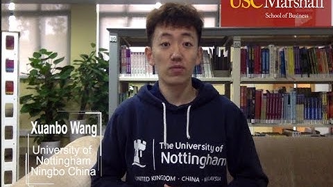 USC MS, Business Analytics Admissions Video 2019- Xuanbo Wang