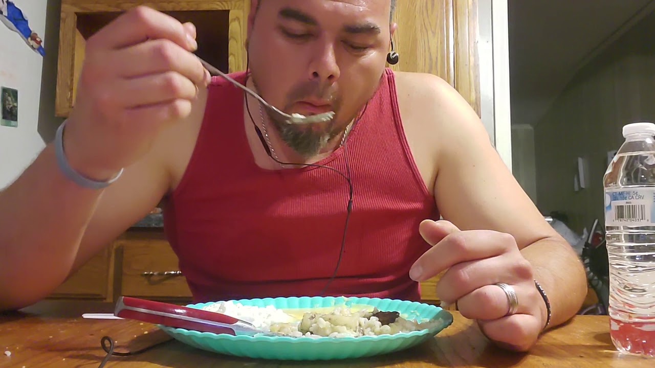 Hamburger steak 😋 mukbang dinner. - YouTube