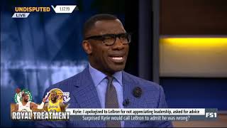 Shannon Sharpe SURPRISED Kyrie called LeBron to admit has wrong   Undisputed