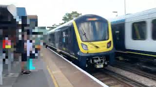 South Western Railway Class 701 Arterio passing Southampton Airport Parkway