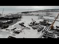 Строительство моста через Волгу / фев. 2020 /с.Климовка - Шигонский р-он / Тольятти / Russia