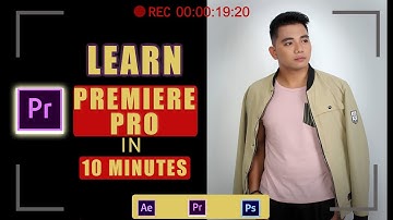 LEARN PREMIERE PRO IN 10 MINUTES- Tutorial for beginners.