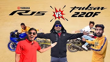 Mr Indian Hacker Pulsar 220 Yamaha R15 power test #short#facts
