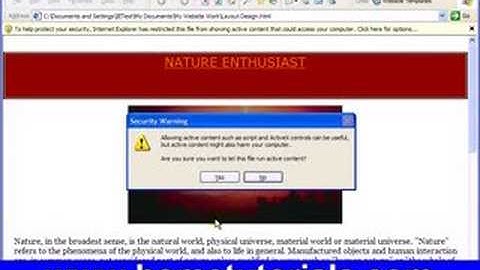 Dreamweaver Lesson 30 More Effects 1
